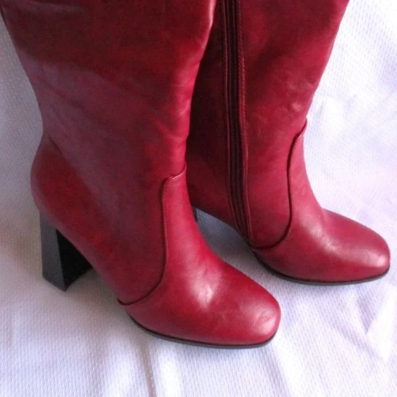 💋❤ JOURNEE COLLECTION KARIMA WC RED BOOTS – 7WC – NWT ❤💋 - Picture 11 of 15